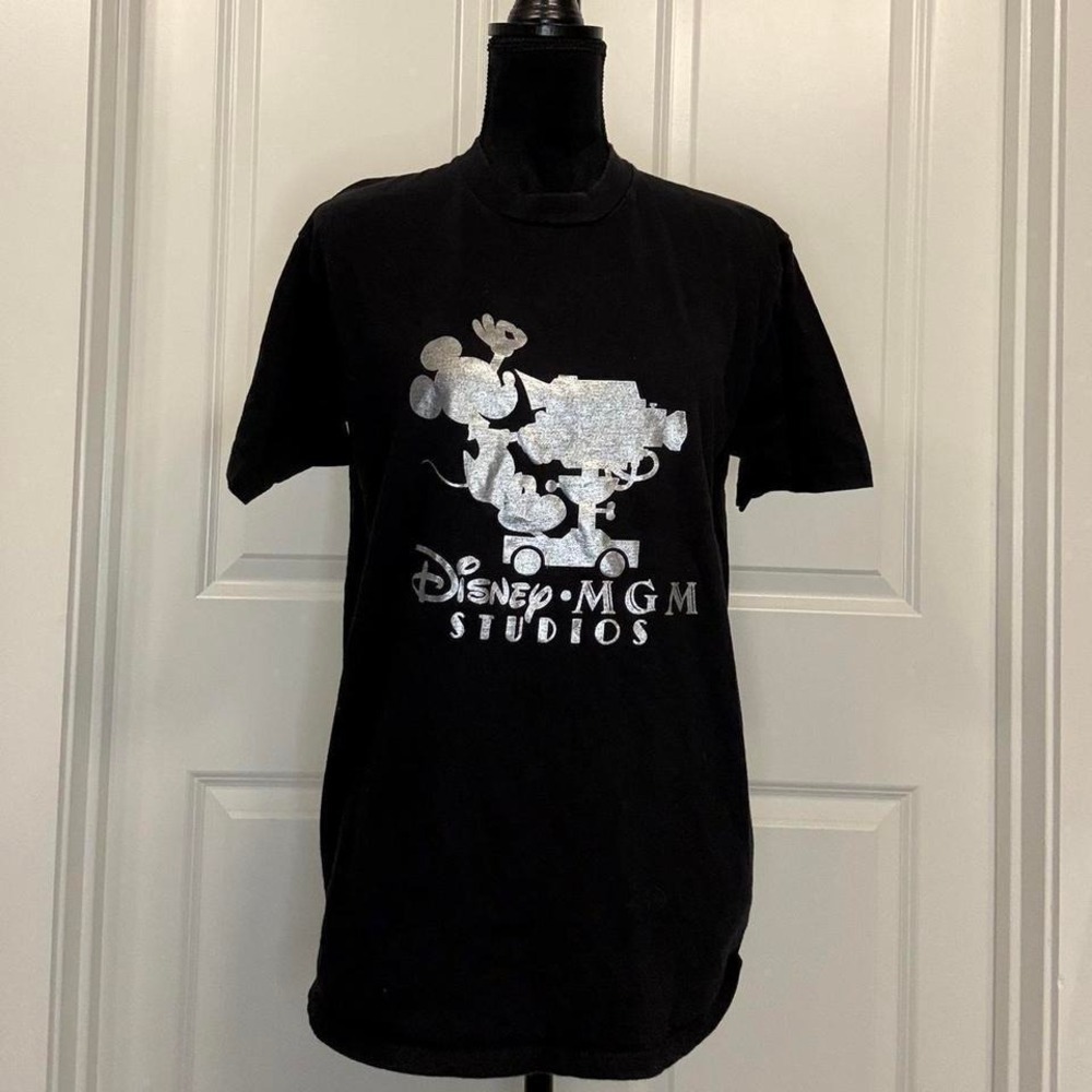 Rare Vintage Disney MGM Studios T-Shirt Mickey 80s 90s L - Picture 1 of 4